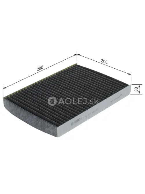 Kab&iacute;nov&yacute; filter R2300 Bosch 1987432300