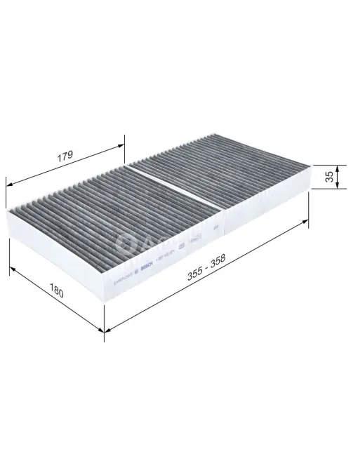 Kab&iacute;nov&yacute; filter R2571 Bosch 1987432571