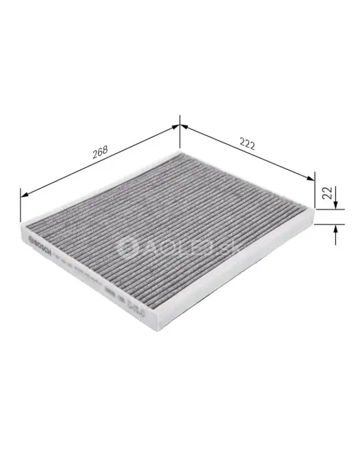 Kab&iacute;nov&yacute; filter R2537 Bosch 1987432537