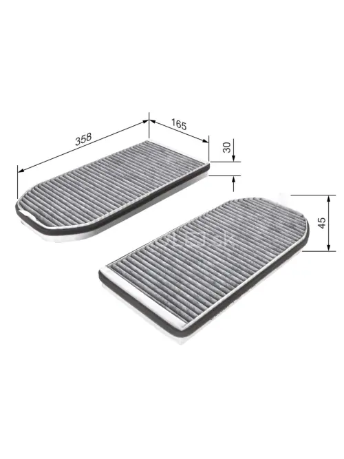 Kab&iacute;nov&yacute; filter R2362 Bosch 1987432362