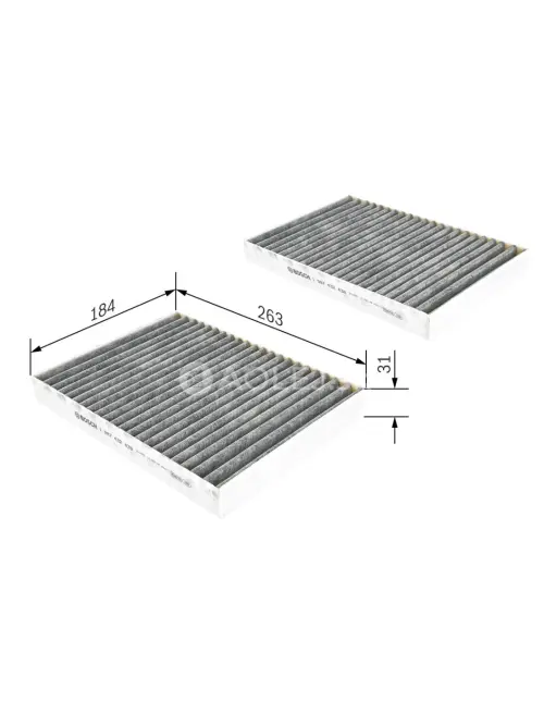 Kab&iacute;nov&yacute; filter R2438 Bosch 1987432438