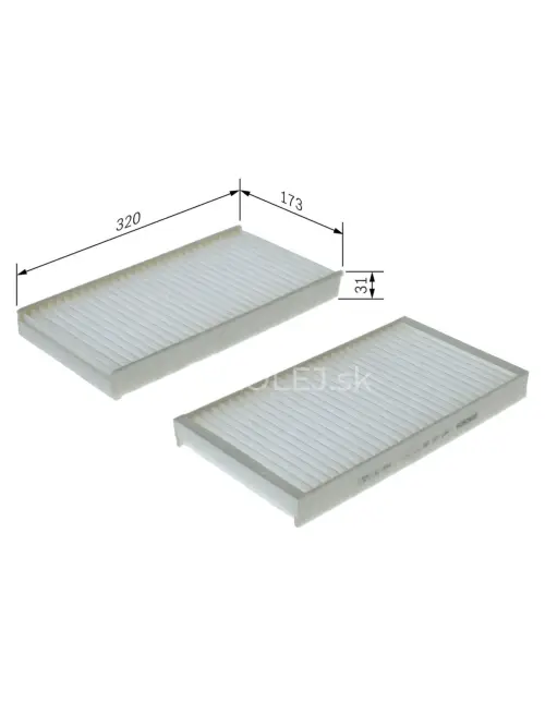 Kab&iacute;nov&yacute; filter M5184 Bosch 1987435184