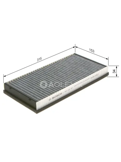 Kab&iacute;nov&yacute; filter R2407 Bosch 1987432407