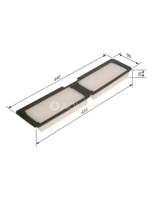 Kab&iacute;nov&yacute; filter M1165 Bosch 1987431165