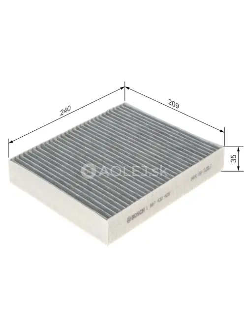 Kab&iacute;nov&yacute; filter R2409 Bosch 1987432409