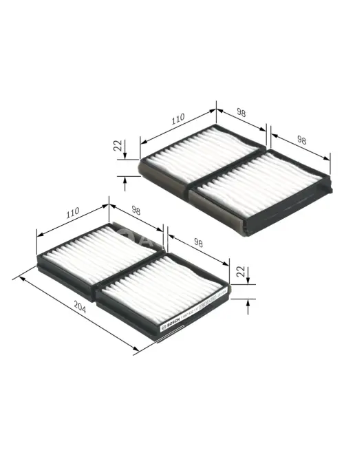 Kab&iacute;nov&yacute; filter M2117 Bosch 1987432117