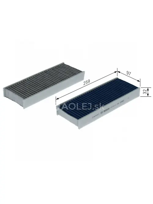 Kab&iacute;nov&yacute; filter A8647 Bosch 0986628647