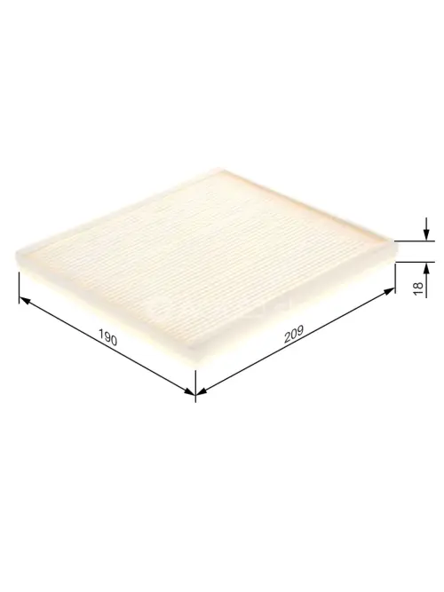Kab&iacute;nov&yacute; filter M2084 Bosch 1987432084