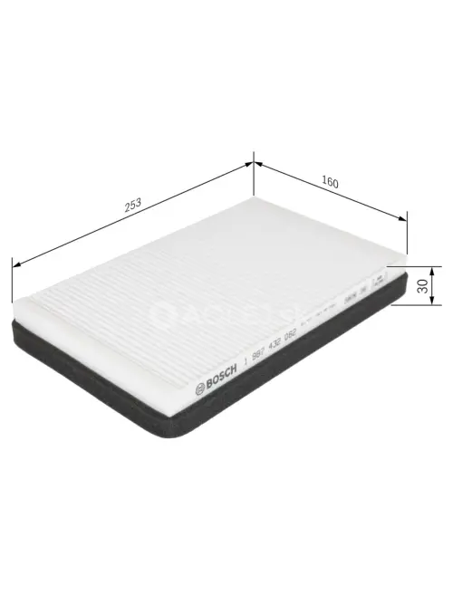 Kab&iacute;nov&yacute; filter M2062 Bosch 1987432062