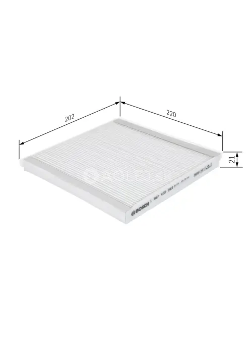 Kab&iacute;nov&yacute; filter M2063 Bosch 1987432063