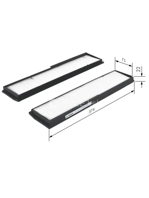 Kab&iacute;nov&yacute; filter M2051 Bosch 1987432051