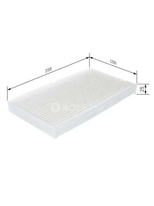 Kab&iacute;nov&yacute; filter M2267 Bosch 1987432267