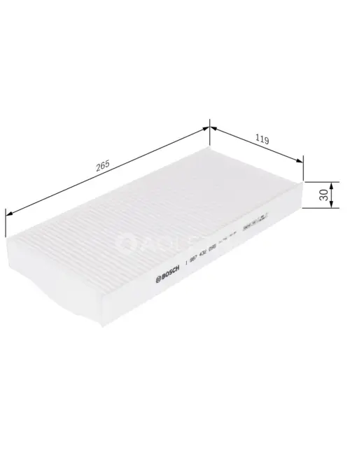 Kab&iacute;nov&yacute; filter M2095 Bosch 1987432095