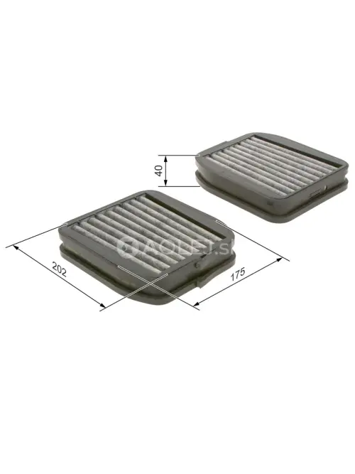 Kab&iacute;nov&yacute; filter R2512 Bosch 1987432512
