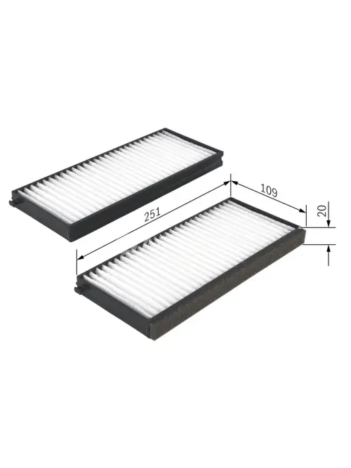 Kab&iacute;nov&yacute; filter M2260 Bosch 1987432260