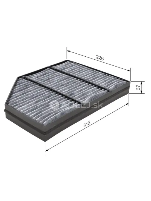 Kab&iacute;nov&yacute; filter R5576 Bosch 1987435576