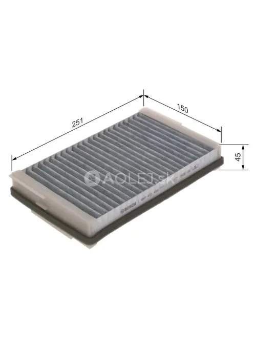 Kab&iacute;nov&yacute; filter R1452 Bosch 1987431452