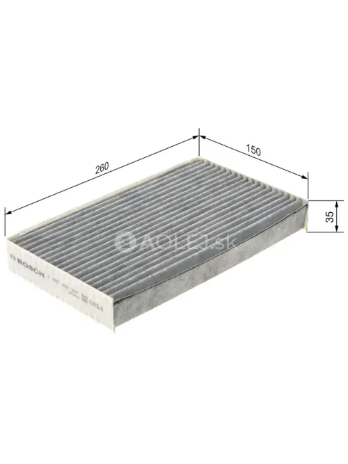 Kab&iacute;nov&yacute; filter R2327 Bosch 1987432327