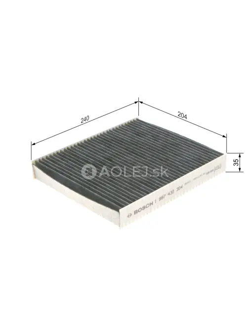 Kab&iacute;nov&yacute; filter R2304 Bosch 1987432304