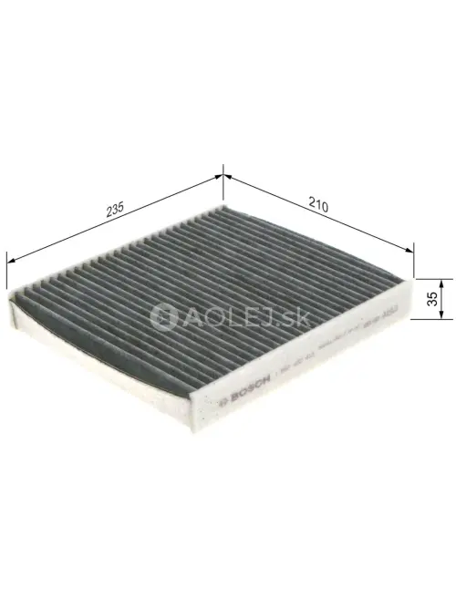 Kab&iacute;nov&yacute; filter R2413 Bosch 1987432413