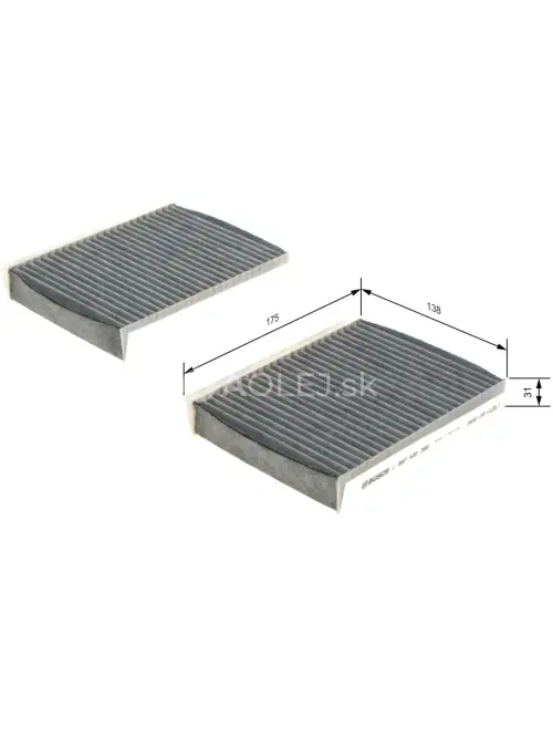 Kab&iacute;nov&yacute; filter R2386 Bosch 1987432386