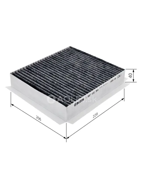 Kab&iacute;nov&yacute; filter R2364 Bosch 1987432364