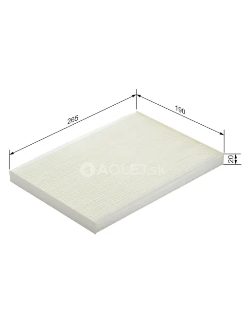 Kab&iacute;nov&yacute; filter M2238 Bosch 1987432238