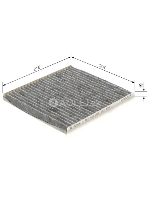 Kab&iacute;nov&yacute; filter R2320 Bosch 1987432320