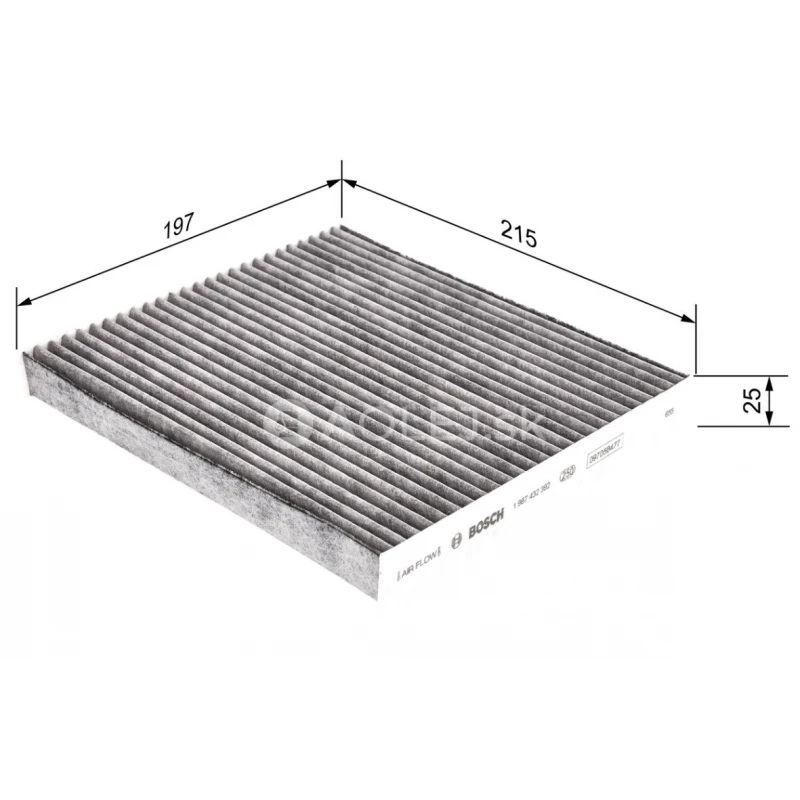 Kab&iacute;nov&yacute; filter R2392 Bosch 1987432392