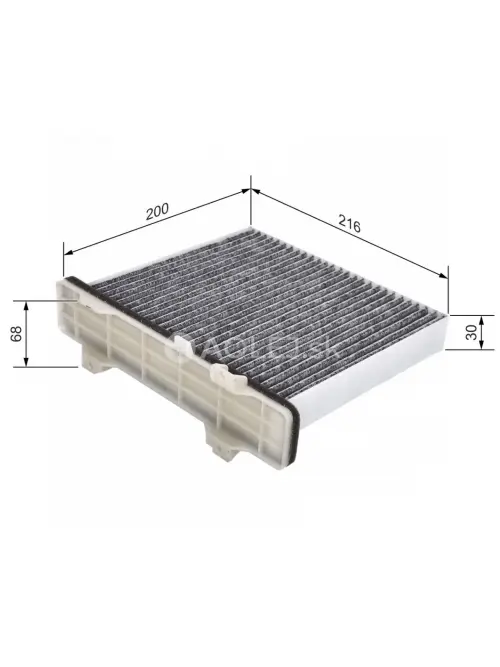 Kab&iacute;nov&yacute; filter R5519 Bosch 1987435519