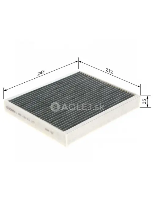 Kab&iacute;nov&yacute; filter R2411 Bosch 1987432411