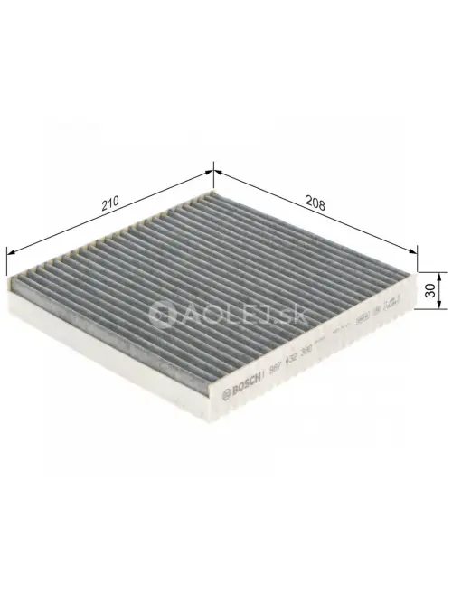 Kab&iacute;nov&yacute; filter R2380 Bosch 1987432380