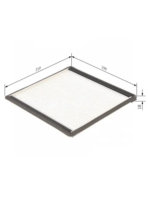 Kab&iacute;nov&yacute; filter M2021 Bosch 1987432021