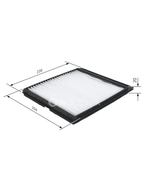 Kab&iacute;nov&yacute; filter M2119 Bosch 1987432119