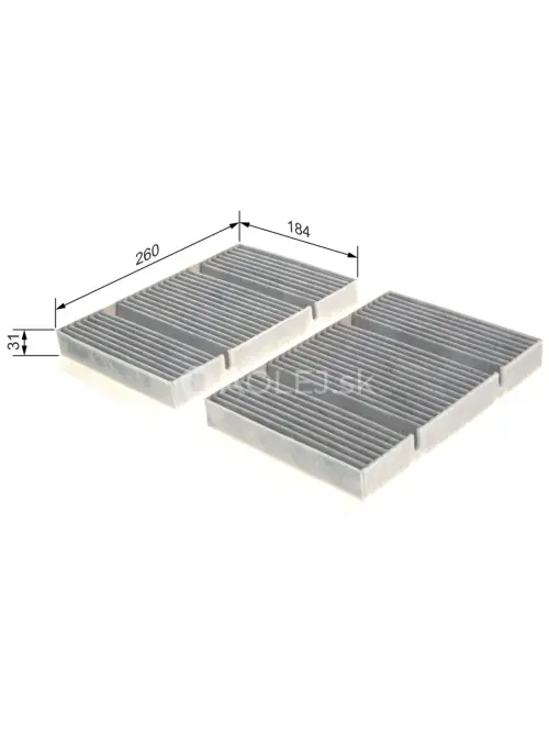 Kab&iacute;nov&yacute; filter R5546 Bosch 1987435546