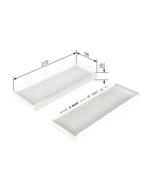 Kab&iacute;nov&yacute; filter M5074 Bosch 1987435074