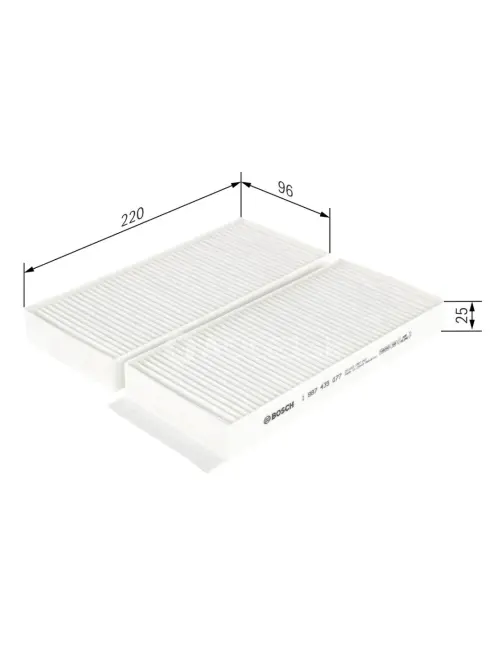 Kab&iacute;nov&yacute; filter M5077 Bosch 1987435077