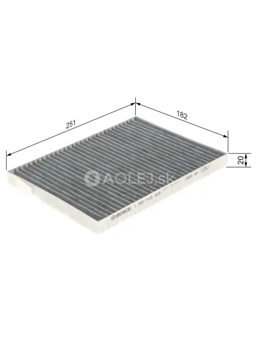 Kab&iacute;nov&yacute; filter R5529 Bosch 1987435529