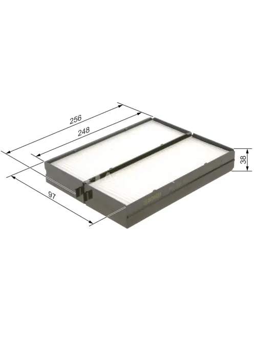 Kab&iacute;nov&yacute; filter M2160 Bosch 1987432160