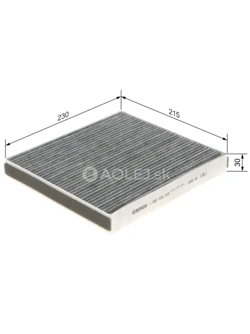 Kab&iacute;nov&yacute; filter R2319 Bosch 1987432319