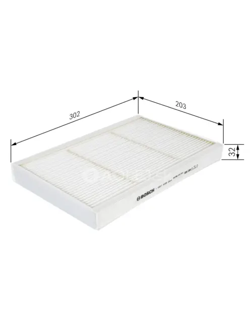 Kab&iacute;nov&yacute; filter M5004 Bosch 1987435004