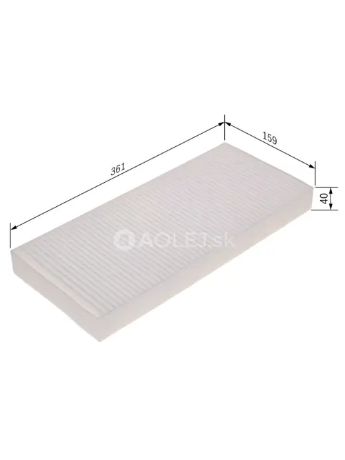 Kab&iacute;nov&yacute; filter M1162 Bosch 1987431162