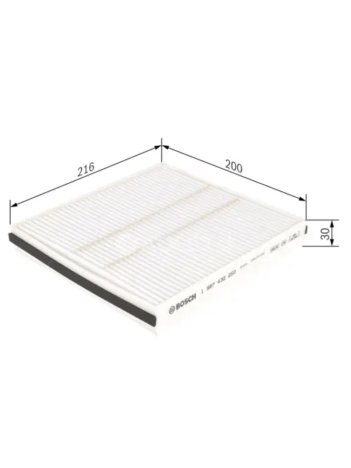 Kab&iacute;nov&yacute; filter M2250 Bosch 1987432250