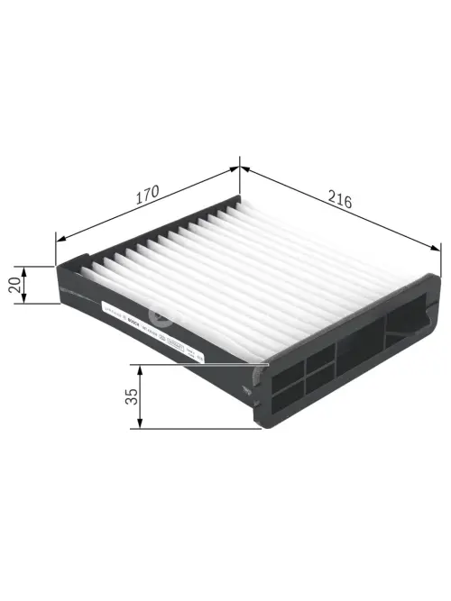 Kab&iacute;nov&yacute; filter M5009 Bosch 1987435009