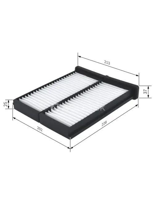 Kab&iacute;nov&yacute; filter M2086 Bosch 1987432086