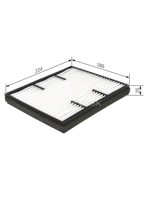 Kab&iacute;nov&yacute; filter M2223 Bosch 1987432223