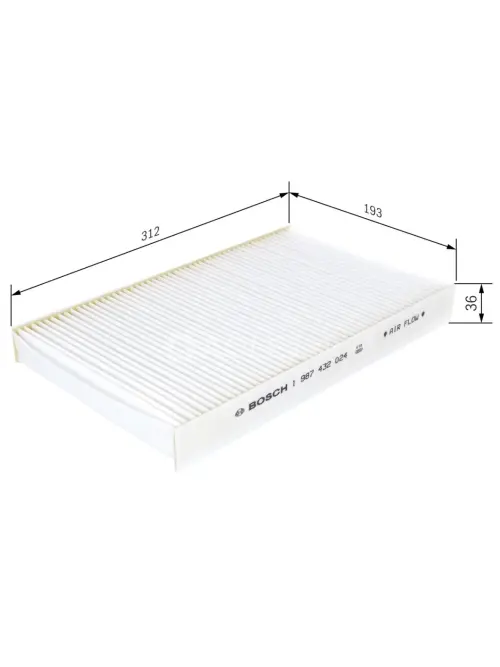 Kab&iacute;nov&yacute; filter M2024 Bosch 1987432024