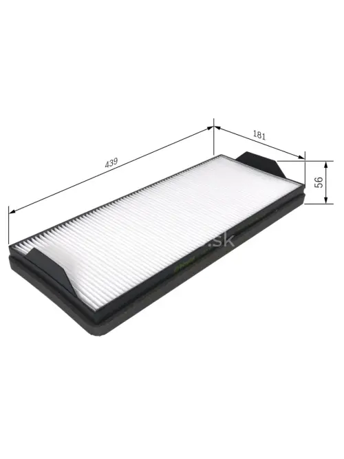 Kab&iacute;nov&yacute; filter M1168 Bosch 1987431168