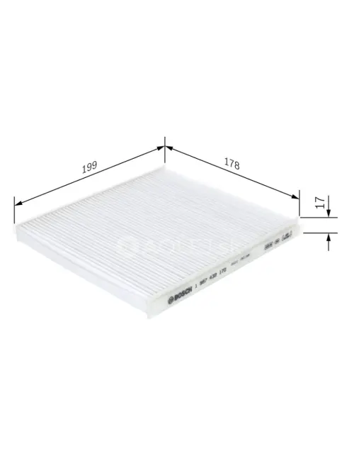 Kab&iacute;nov&yacute; filter M2172 Bosch 1987432172