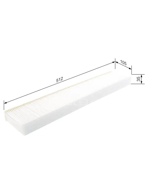 Kab&iacute;nov&yacute; filter M2073 Bosch 1987432073